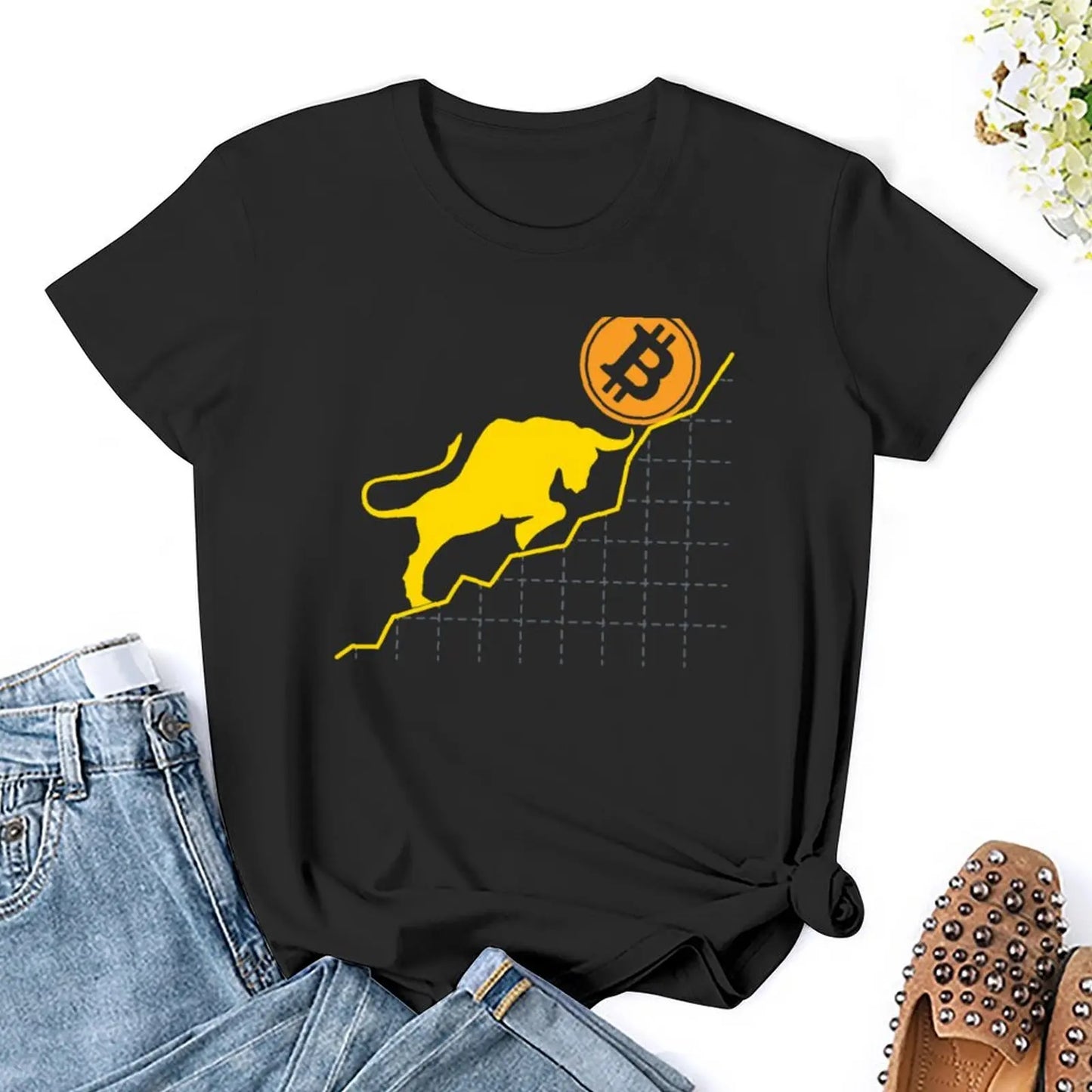 T-Shirt junior fille Bitcoin